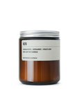 250g Amber Jar Soy Candle - KIN - Sandalwood/Bergamot/Violet Leaf