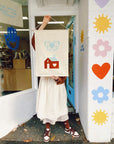 Butterfly House - Fabric Wall Hanging