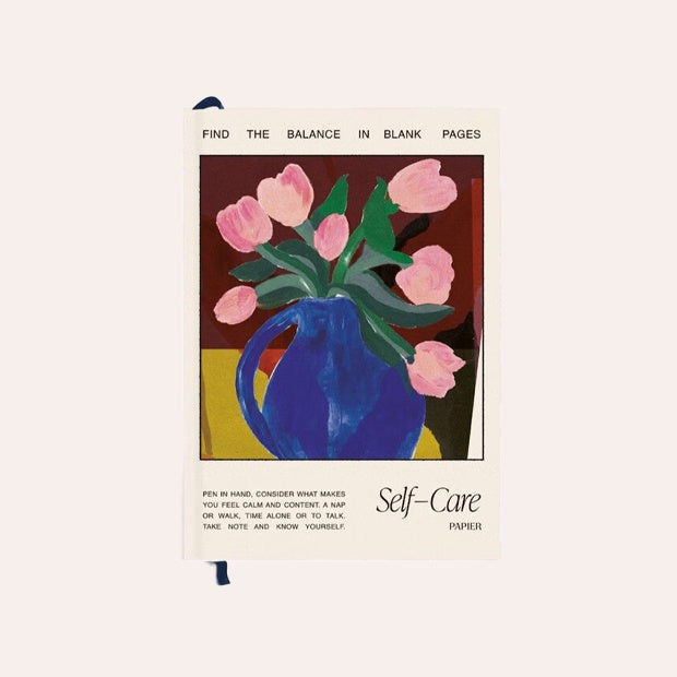 Papier - Tulip Vase - Hardcover Notebook - A5 - Wellness Journal