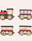 4-piece Royal Express wooden train and carriage set for children aged 3+ at Thinkers & Makers Melbourne gift shop