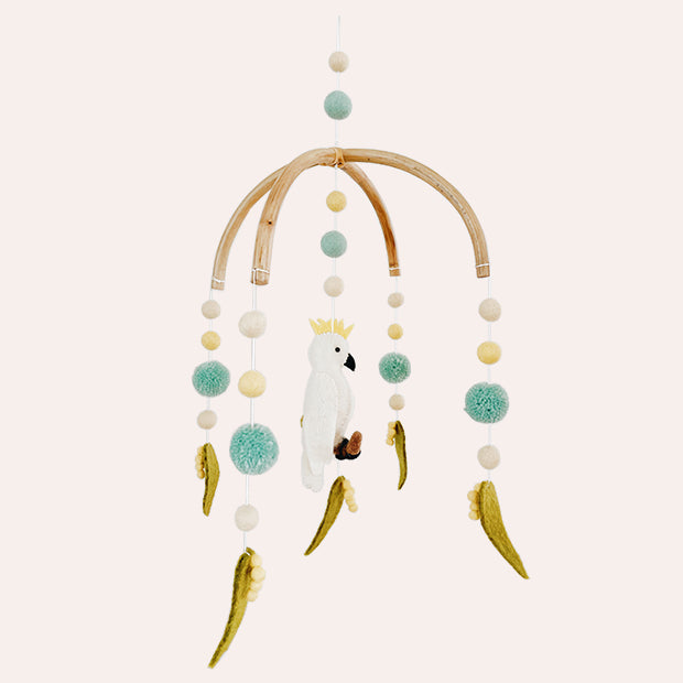 Baby Cot Mobile - Cockatoo Australiana