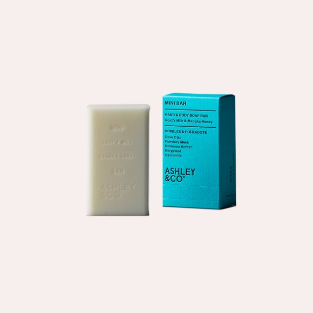 Mini Bar Soap - Bubbles & Polkadots 90g