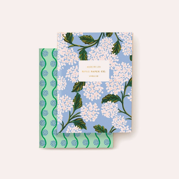 Rifle Paper Co - 2PK Notebooks - Pocket - Hydrangea