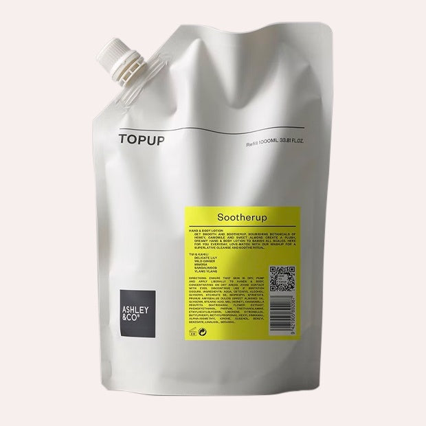 SootherUp Hand & Body Lotion Topup - Tui & Kahili 1L