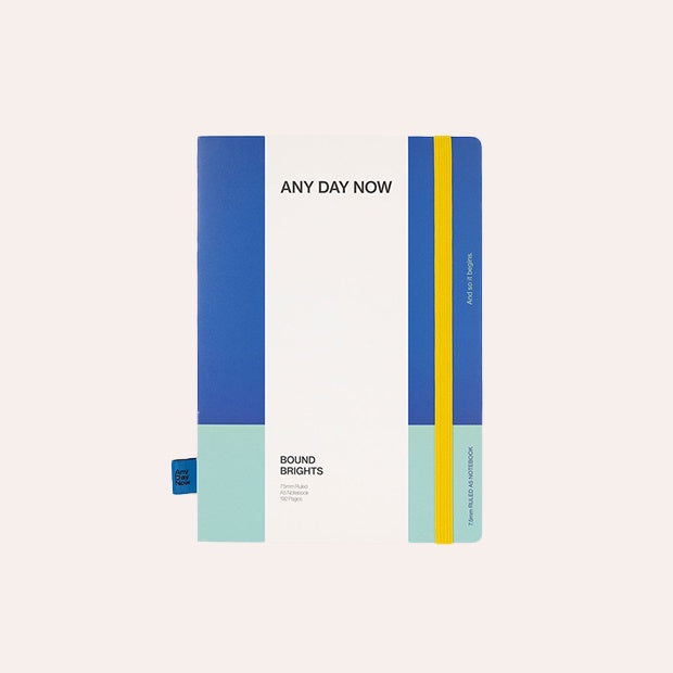 Any Day Now - Bound Notebook - Ruled - A5 - Blue and Sky – Thinkers ...