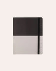 Any Day Now - Classic Wrap Notebook - Dot Grid - A5 Cropped - Black and Grey