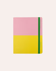 Any Day Now - Classic Wrap Notebook - Dot Grid - A5 Cropped - Pink and Yellow