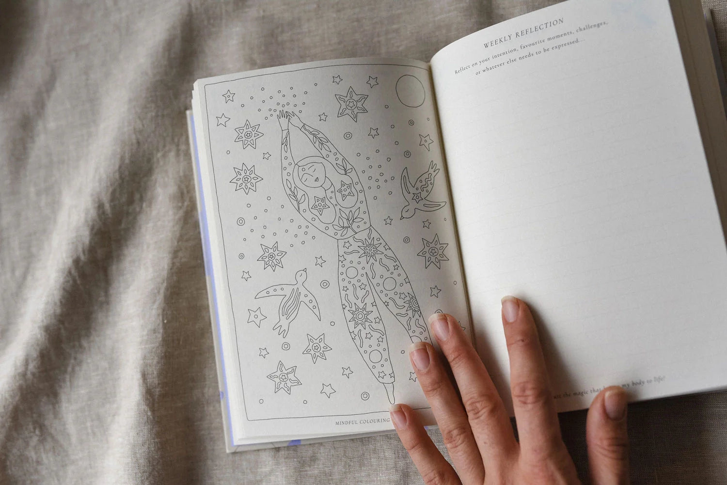 Second Edition 'A Year of Coming Home' Guided Self-Love Journal - Musings from the Moon