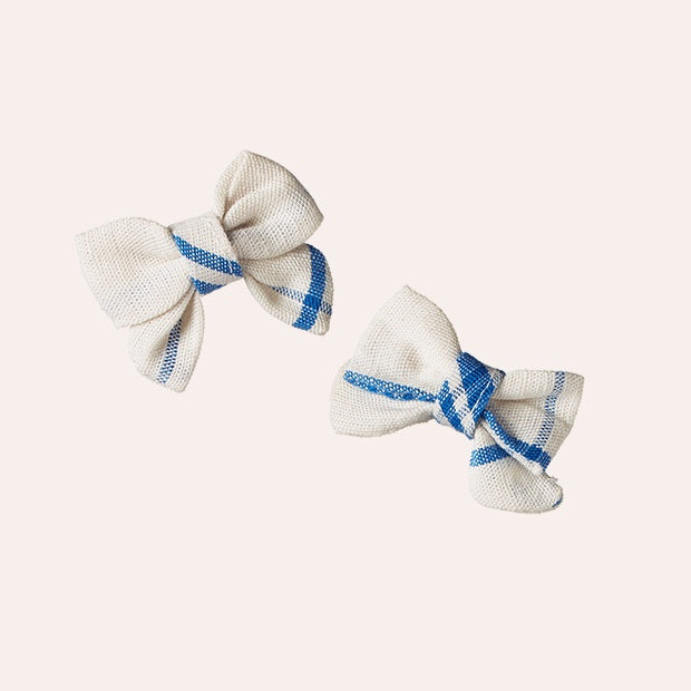 Small Bow Hair Clips (2 pack) - Clyde Check