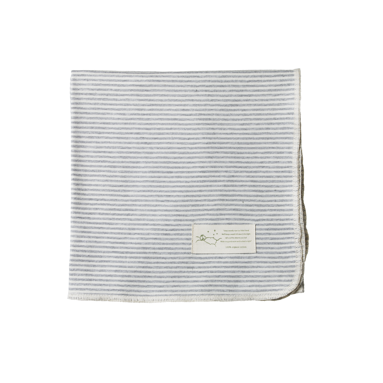 Cotton Wrap - Grey Marl Stripe