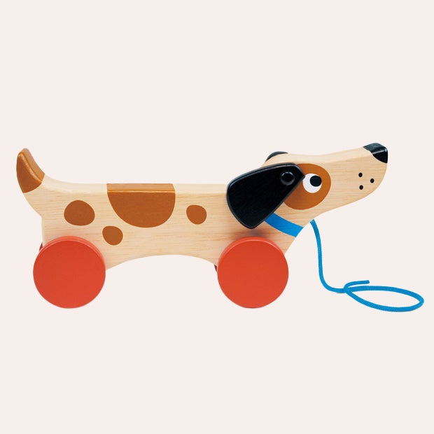 Puppy On Wheels Pull Along
