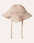 Crinkle Muslin Sunhat - Rose Dust