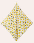 Organic Cotton Hooded Towel - Lemon Print