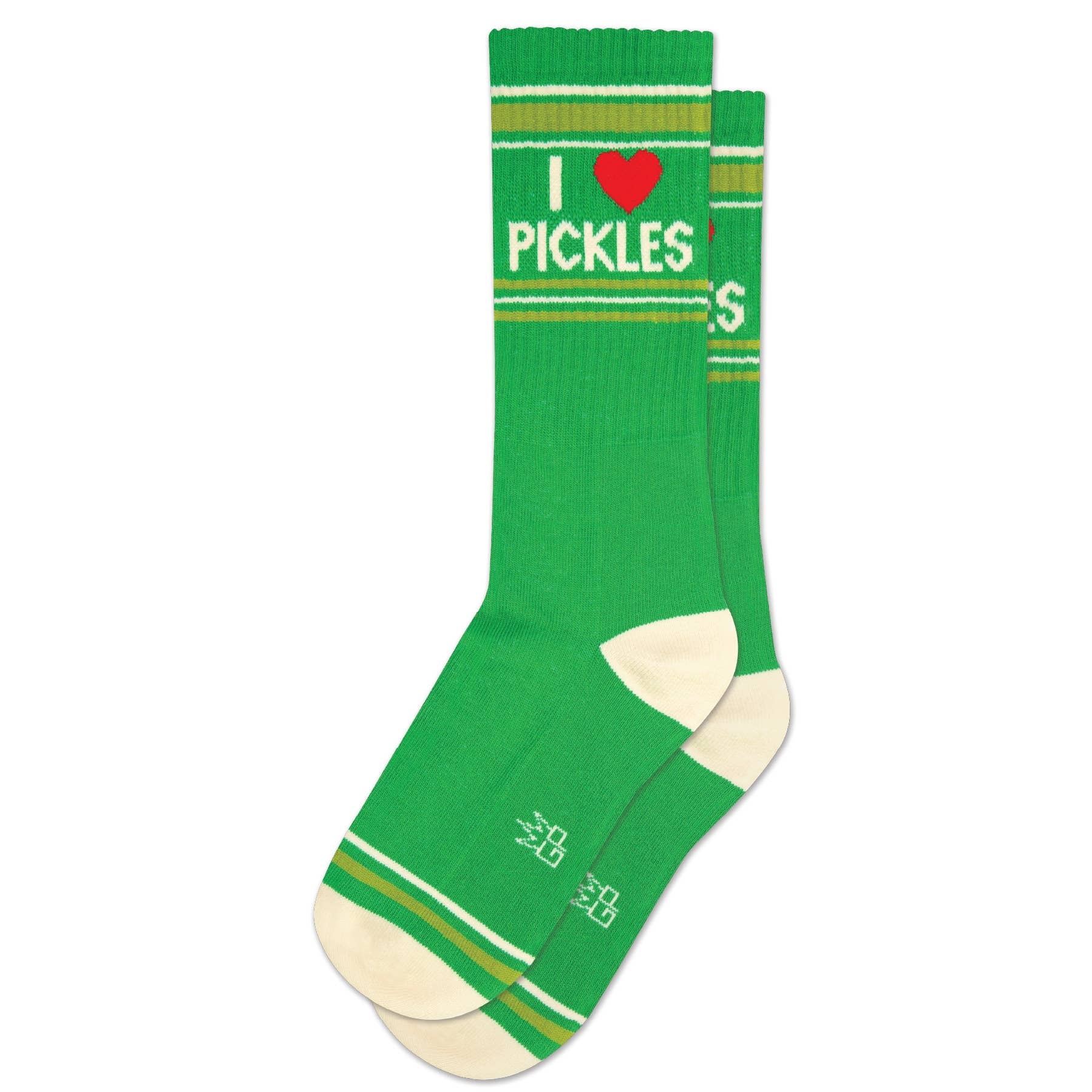I Love Pickles Gym Crew Socks