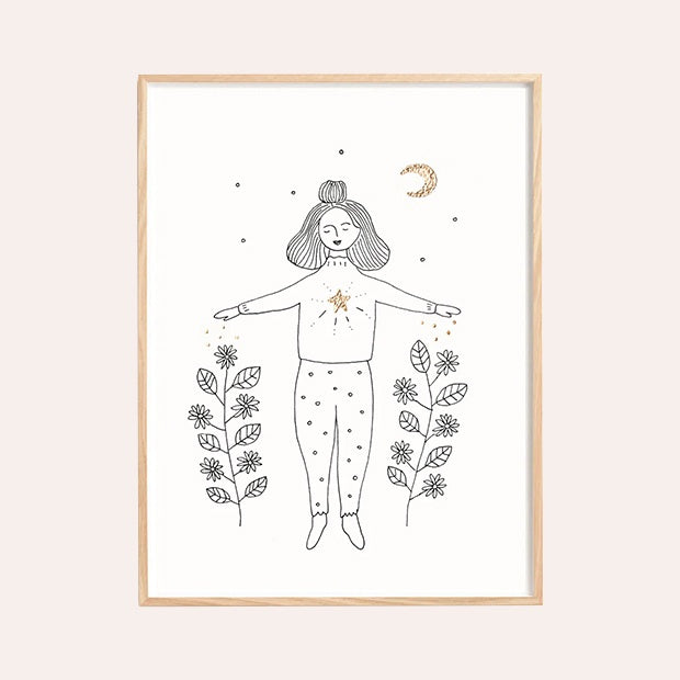 Musings From The Moon - A4 - Nurture