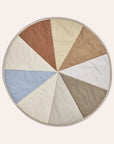OYOY Mini Moni Quilted Blanket in reversible organic cotton with stitched quilted texture