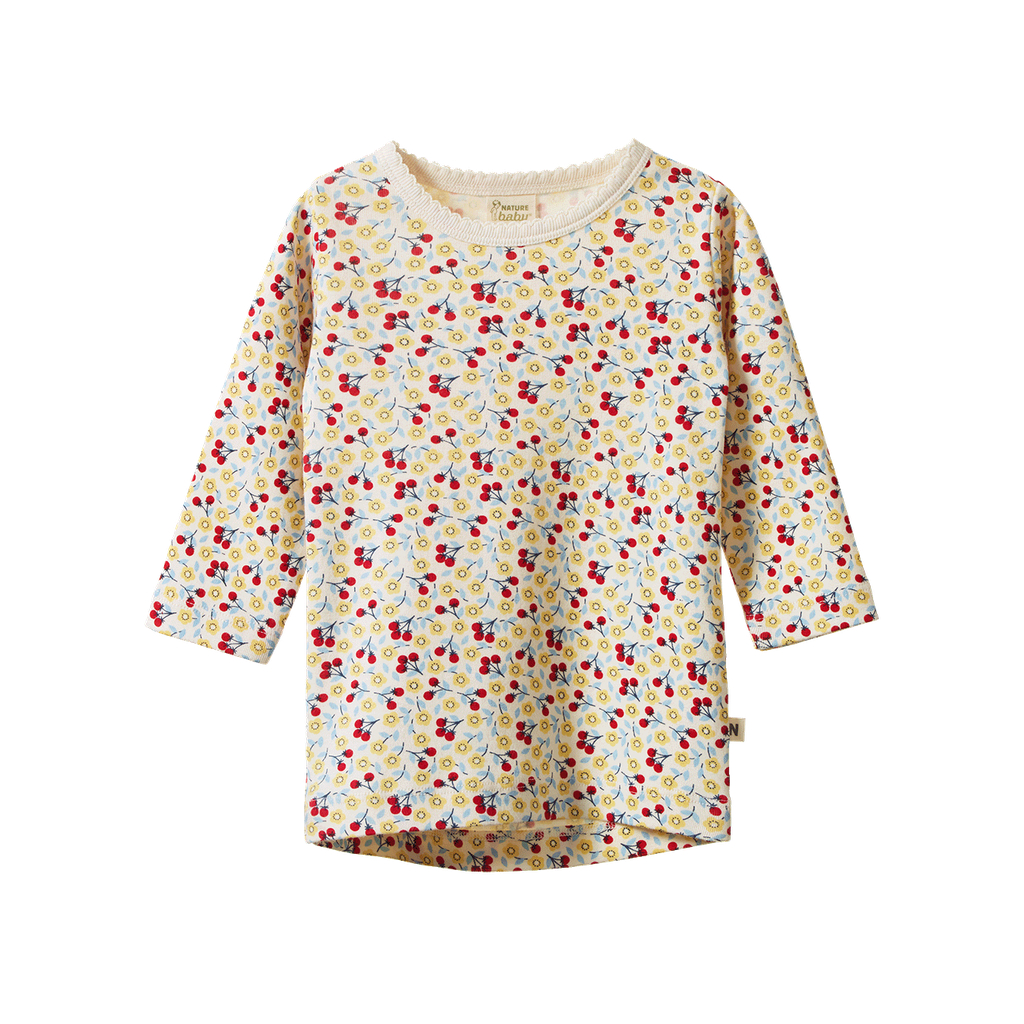 Long Sleeve Cloud Tee - Kitchen Garden Print