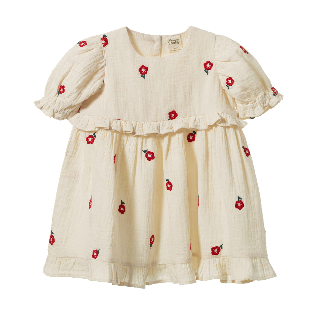 Valentina Dress - Red Flora