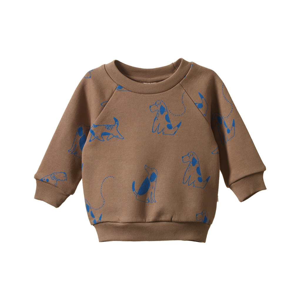 Emerson Sweater - Dog Walks Print