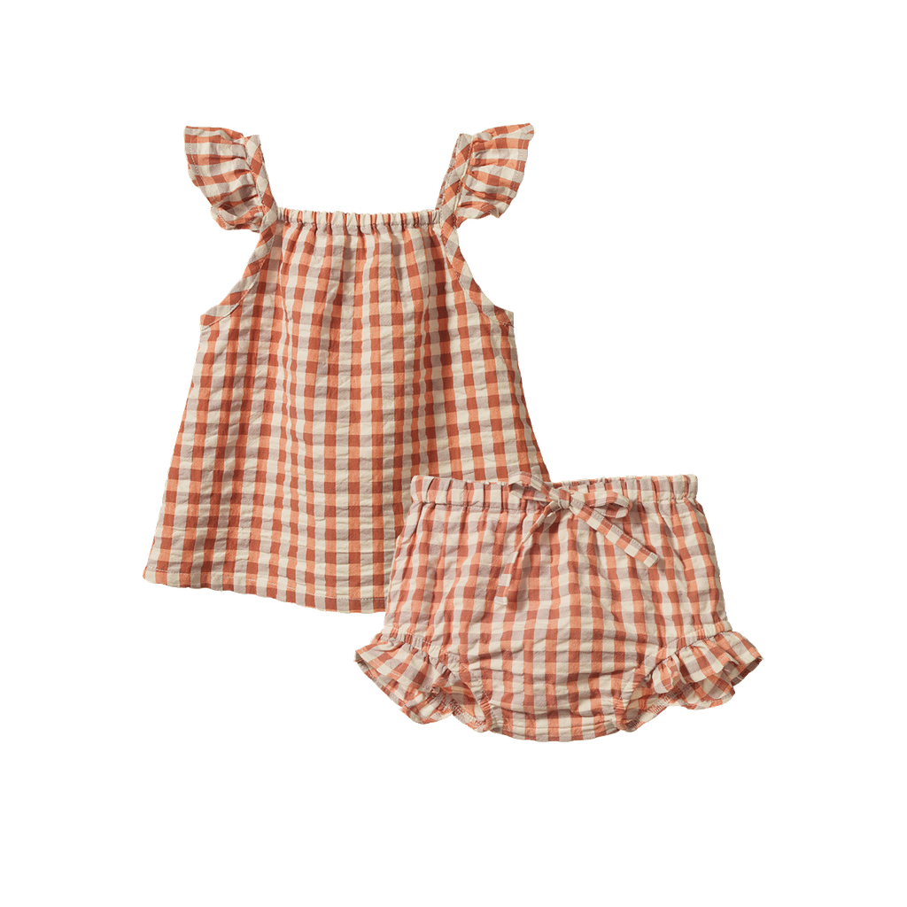 Petal Set - Dandelion Gingham