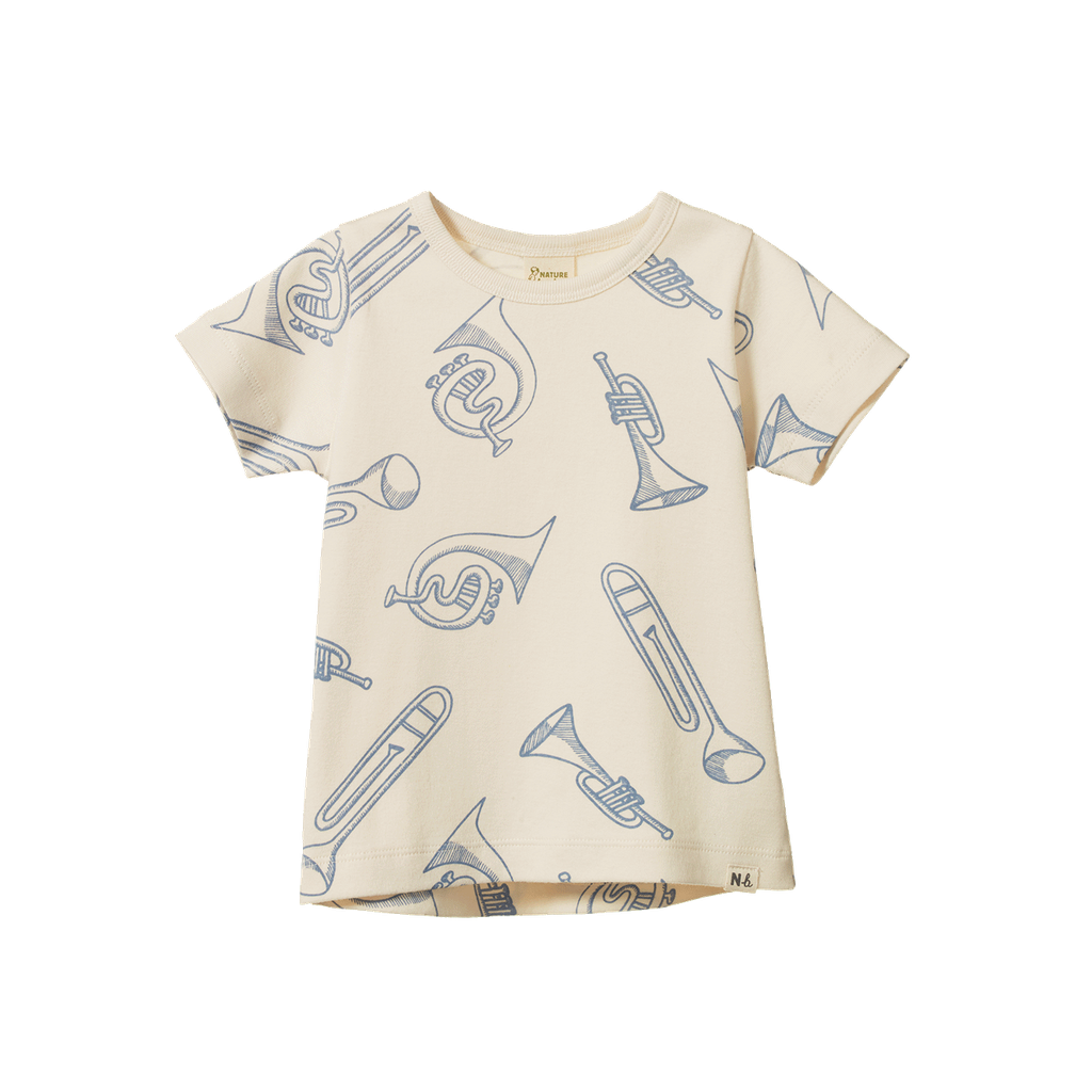 River Tee - Jazz Natural Print