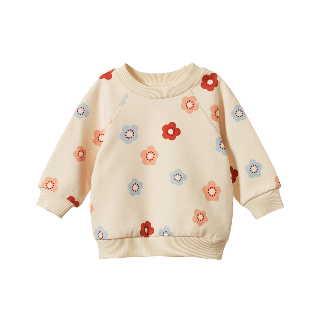 Emerson Sweater - Flora Stamp Print