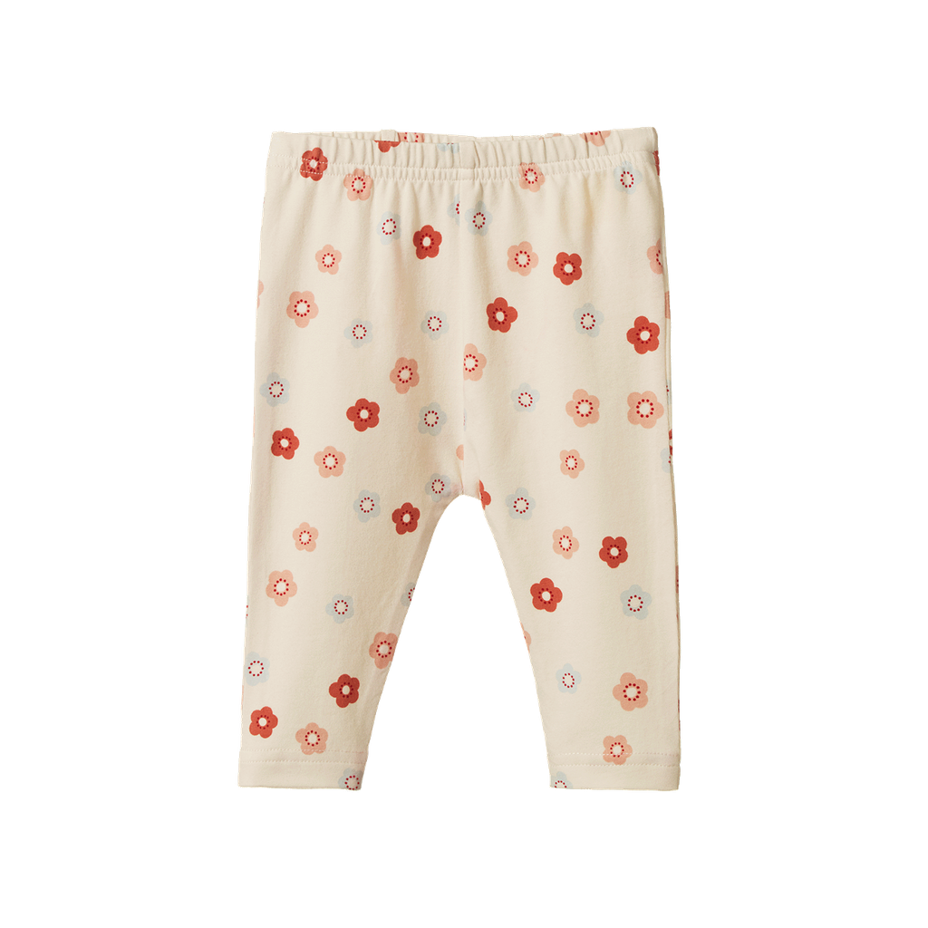 Leggings - Petite Flora Stamp Print