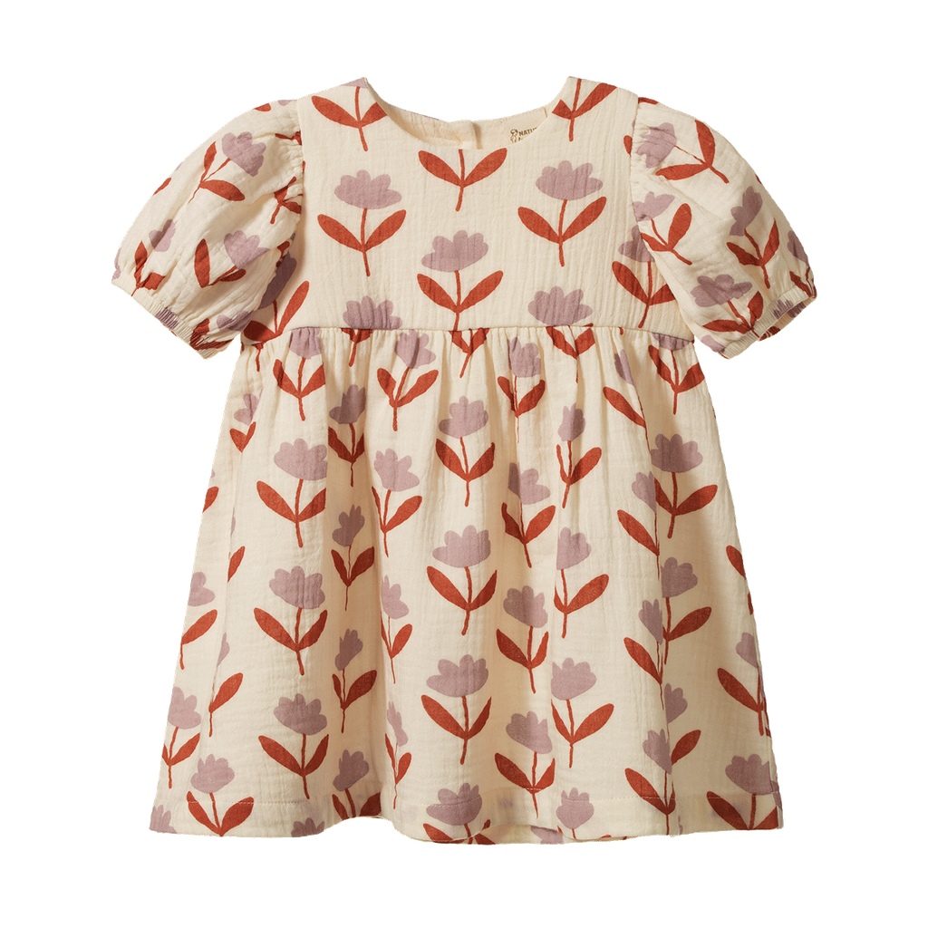 Albertine Muslin Dress - Fleurette Print