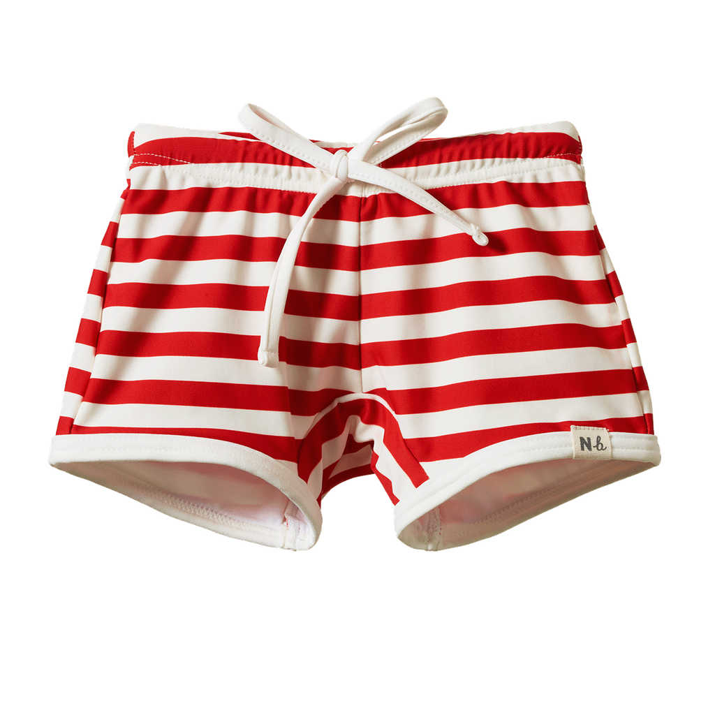 Splash Shorts - Red Sea Stripe
