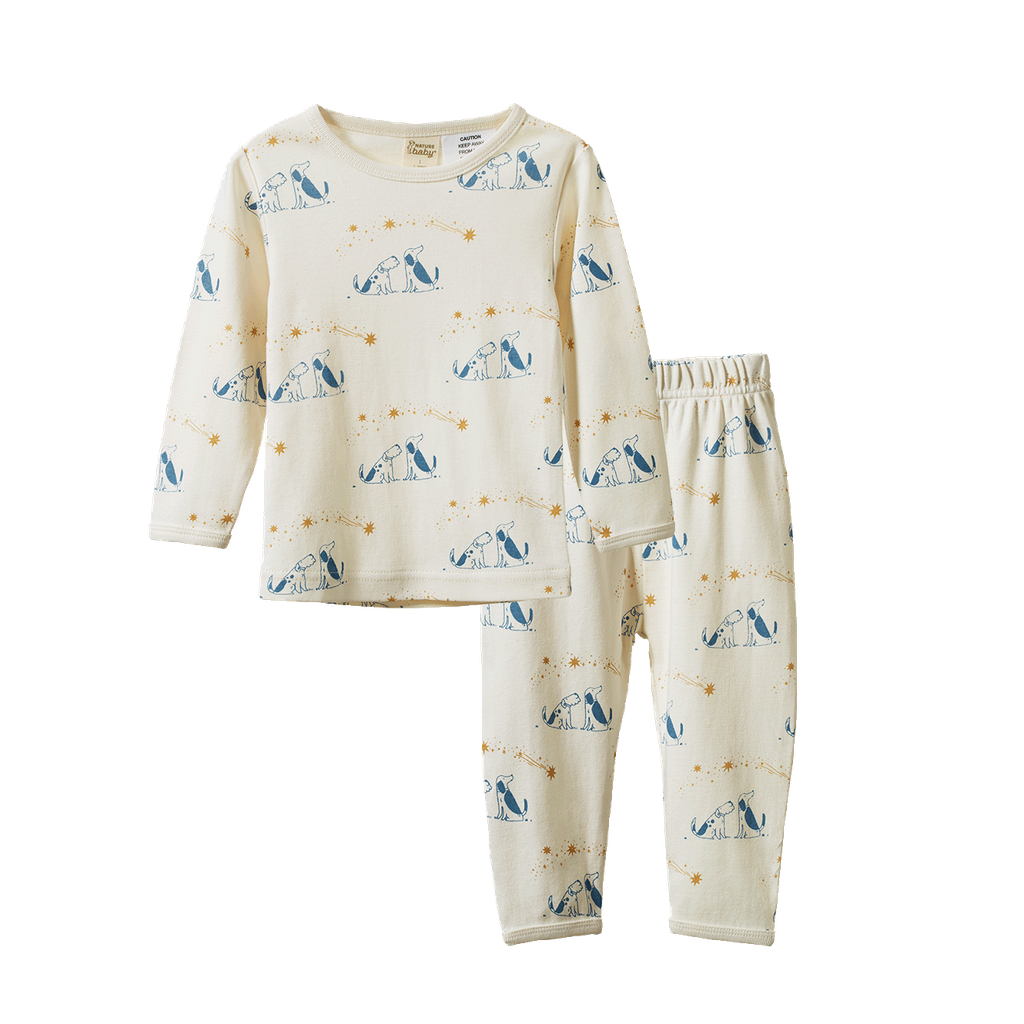 2pc Long Sleeve Pyjamas - Dog Dream Print