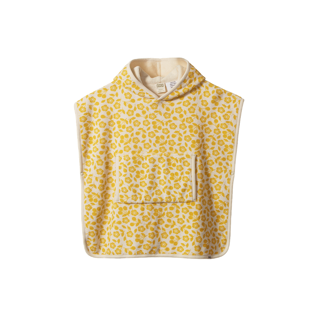 Poncho Towel - Kitchen Garden Freesia Print
