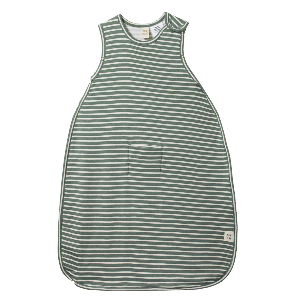 Organic Cotton Sleeping Bag - Nettle Twin Stripe