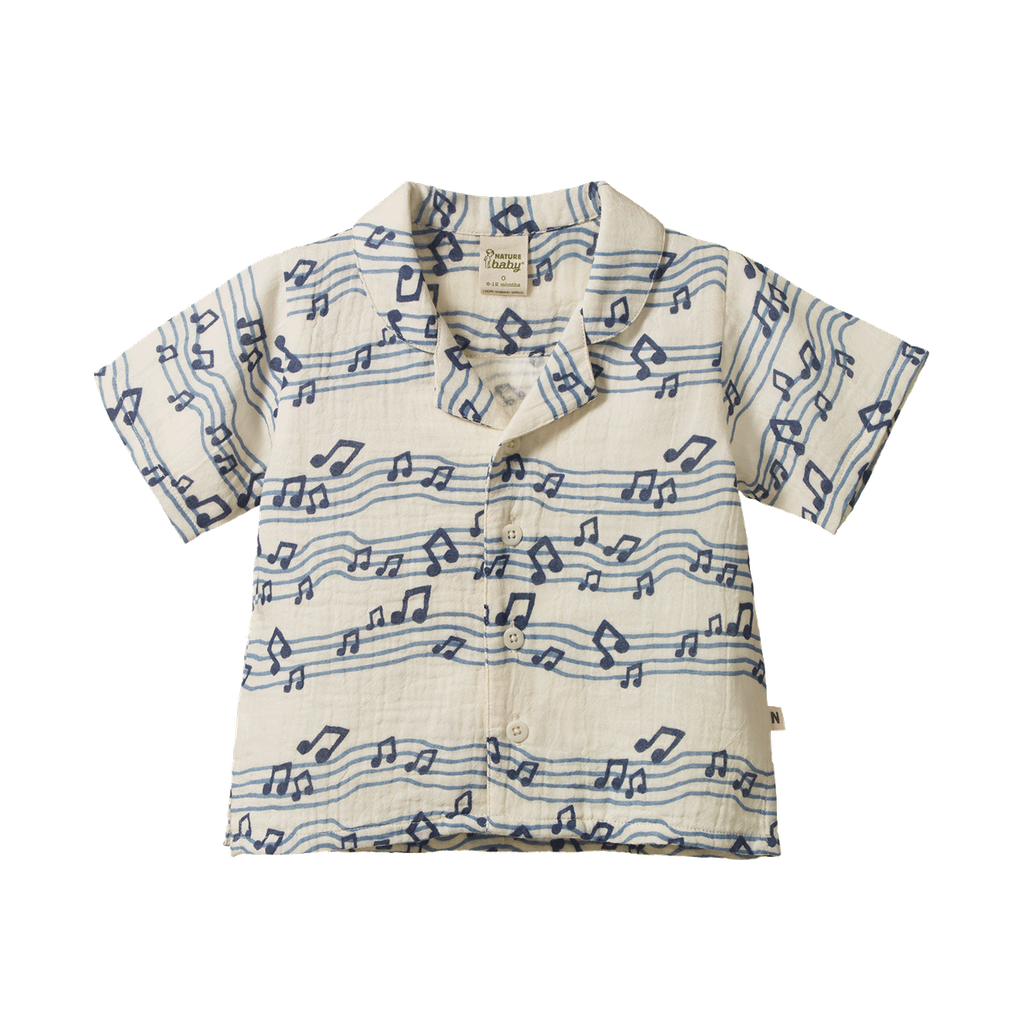Guthrie Muslin Shirt - Rhythm Print