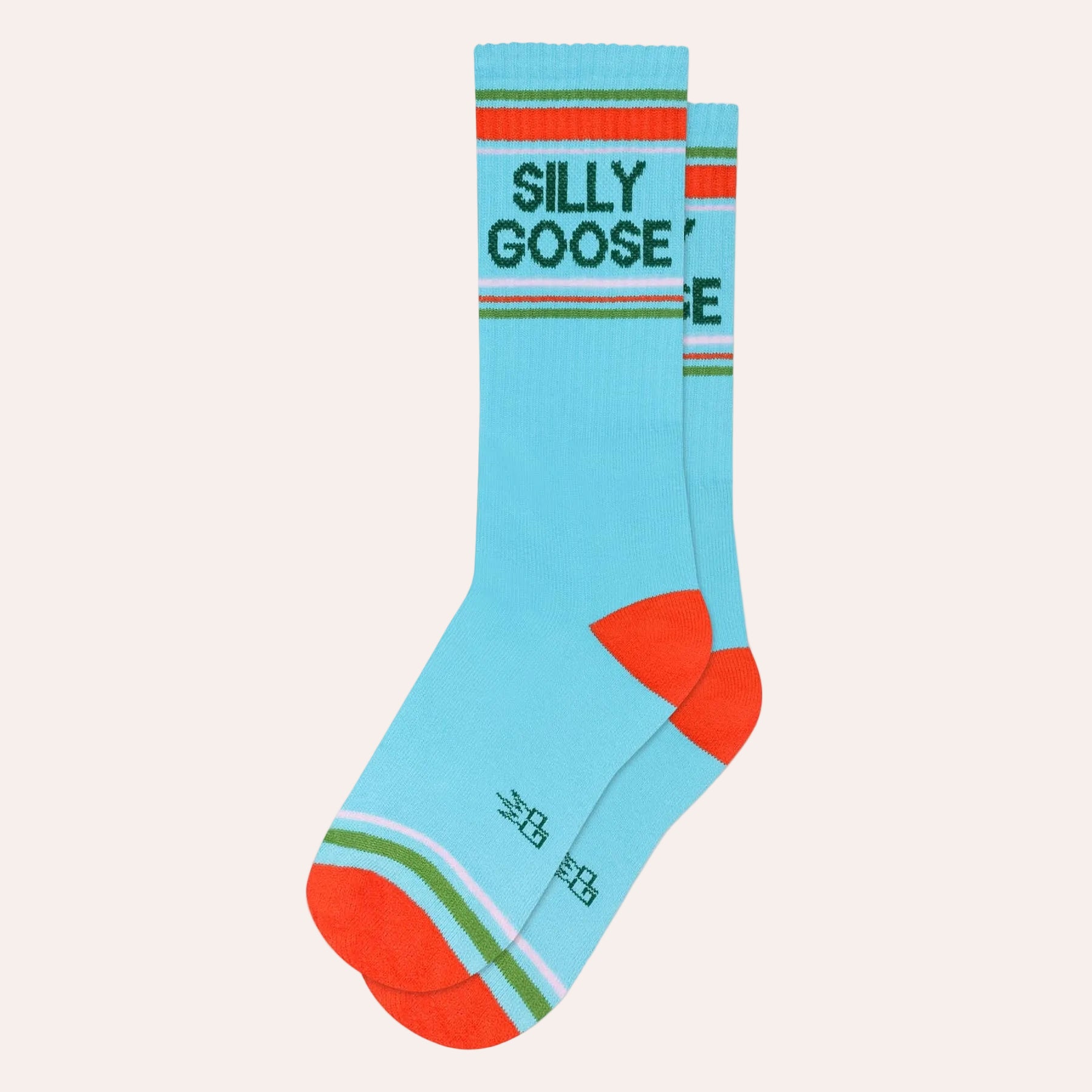 Shop Silly Goose Gym Crew Socks by Gumball Poodle. A funny, playful gift for friends, siblings and favourite weirdos from Thinkers &amp; Makers, a Melbourne gift shop with free gift wrapping.