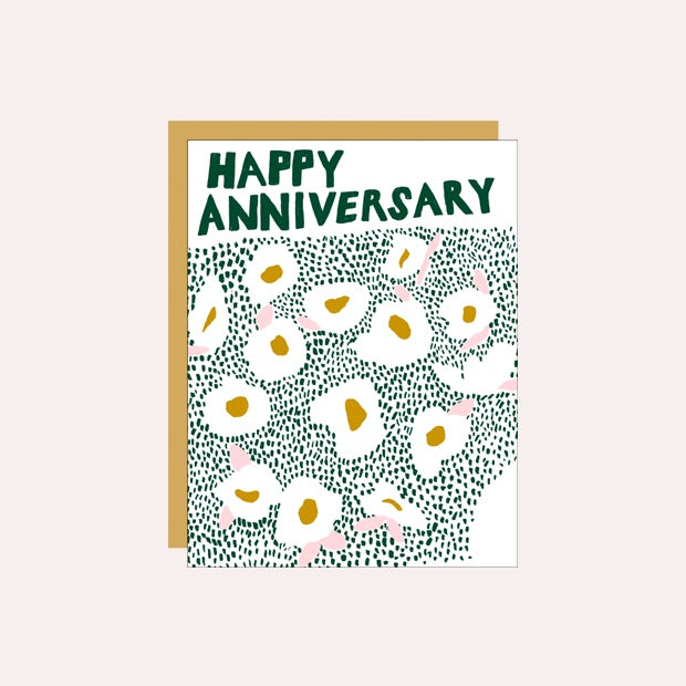 Egg Press - Single Card - Anniversary Meadow