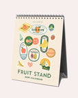 Rifle Paper Co - 2024 Desk Calendar - Fruit Stand Stickers