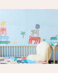 Animal Parade - Fabric Wall Decals