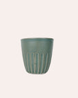 Fluted Travel Cup -Sage with Charcoal Lid